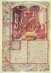 St. Augustine, Epicurus, Zeno, Antiochus and Varron, from 